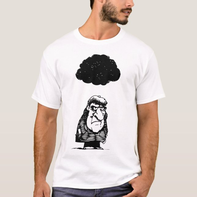 T-shirt Nuage foncé (Devant)