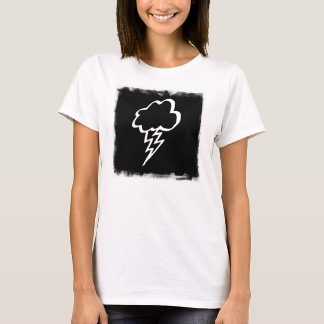 T-shirt nuage noir (Devant)
