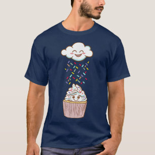 T-shirt Nuage qui s'effrite - Drôle - Cupcake amateur de p