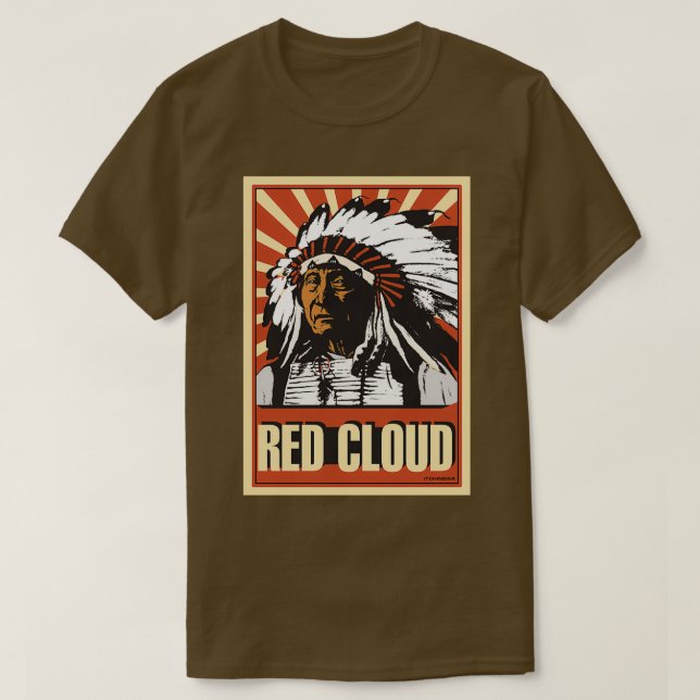 T-shirt Nuage rouge 2 (Design devant)