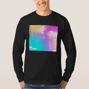 T-shirt Nuages arc-en-ciel