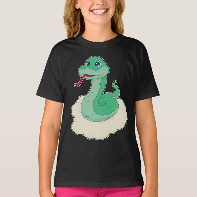 T-shirt Nuages de serpent (Devant)