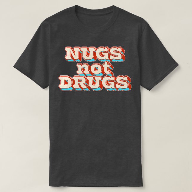 T-shirt Nuages et non drogues (Design devant)