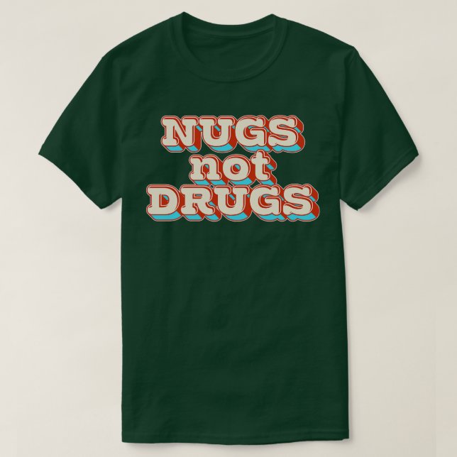 T-shirt Nuages et non drogues (Design devant)