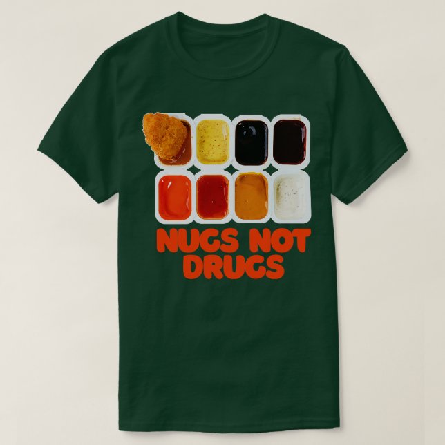 T-shirt Nuages et non drogues 1 (Design devant)