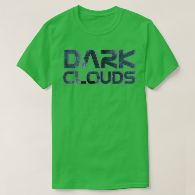 T-shirt Nuages foncés (Design devant)