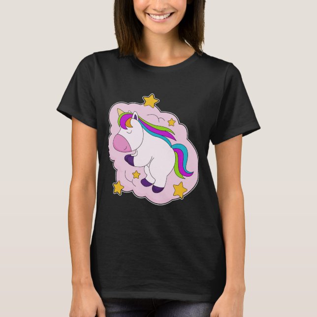 T-shirt Nuages Unicorne (Devant)