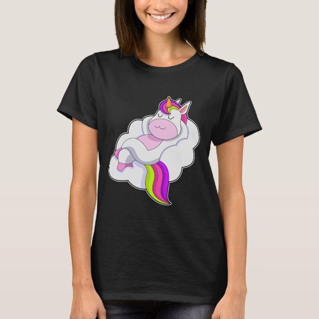 T-shirt Nuages Unicorne (Devant)