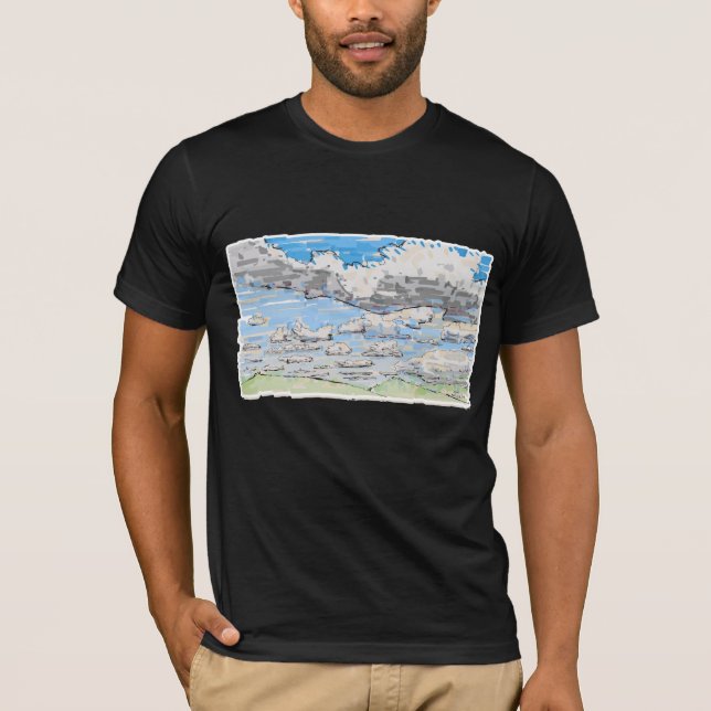 T-shirt Nuageux (Devant)