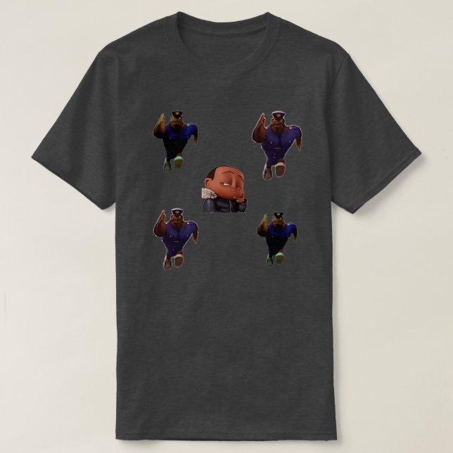 T-shirt Nuageux Avec Une Chance De Boules De Viande Sticke (Design devant)