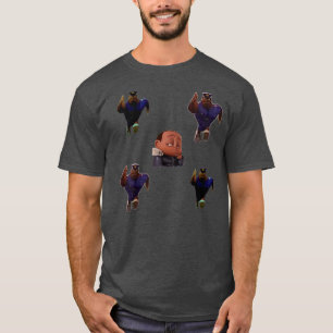 T-shirt Nuageux Avec Une Chance De Boules De Viande Sticke