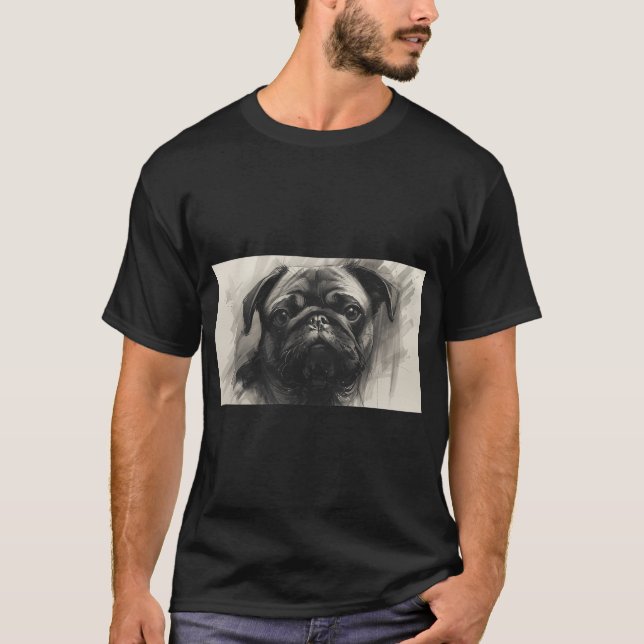 T-shirt Nuance de Pug (Devant)