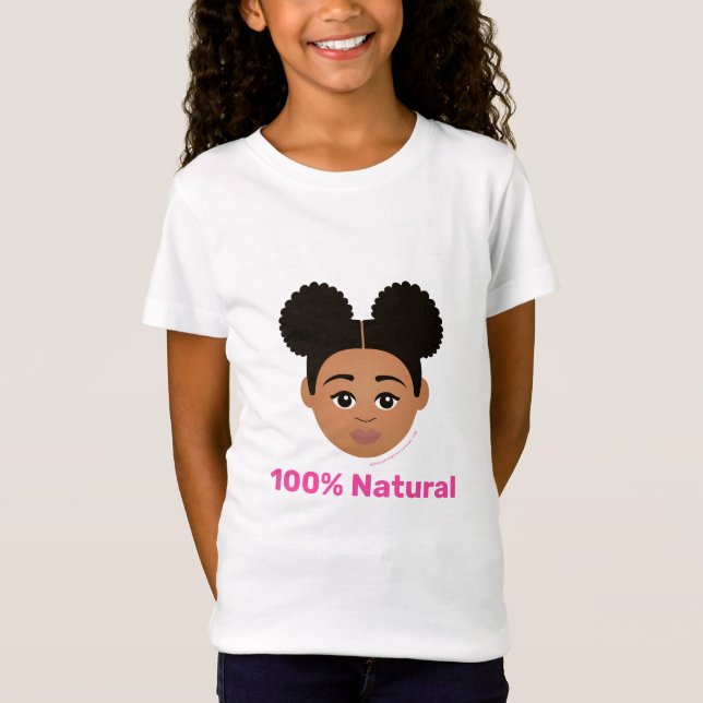 T-Shirt Nuances de Melanin 100% naturel (Devant)
