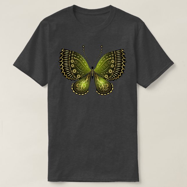 T-shirt Nuances du papillon de cage (Design devant)