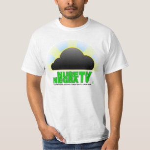 T-SHIRT NUBE NEGRA TV VERT