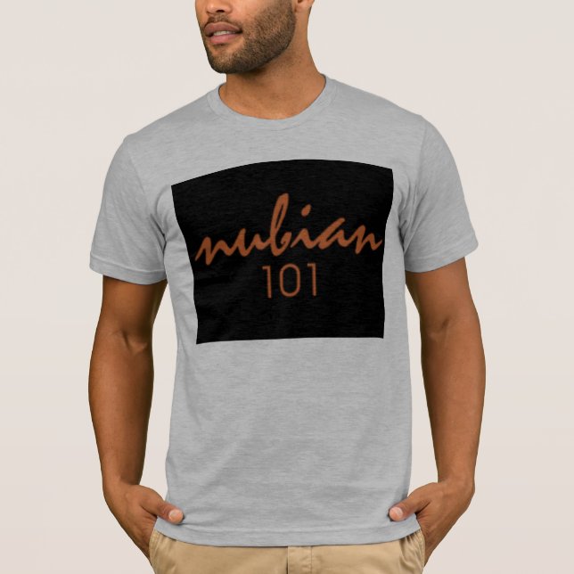 T-shirt Nubian101 noir (Devant)