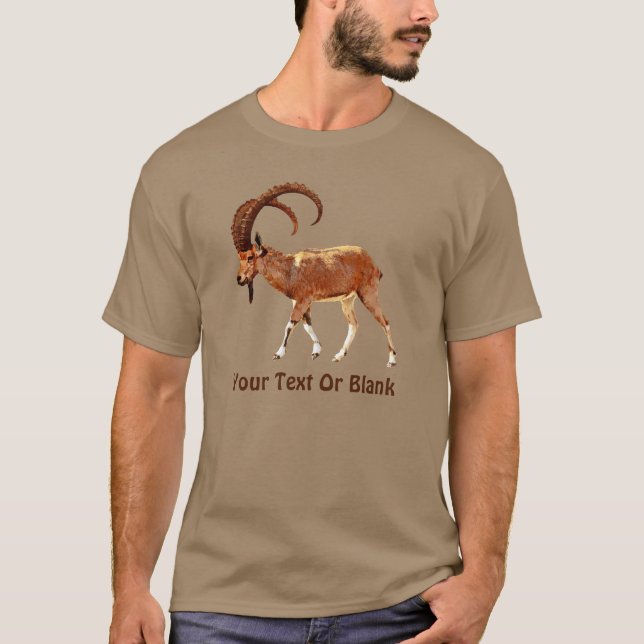 T-shirt Nubian Ibex - Ein Gedi (Devant)