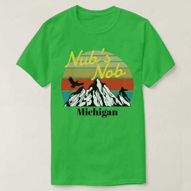 T-shirt Nubs Nob ski Michigan 1 (Design devant)