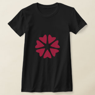 T-shirt Nucléaire - magenta rouge - image.