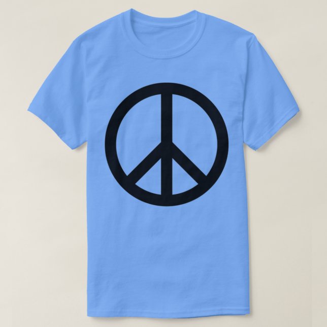 T-shirt Nuclear Disarmament Peace Symbol (Design devant)