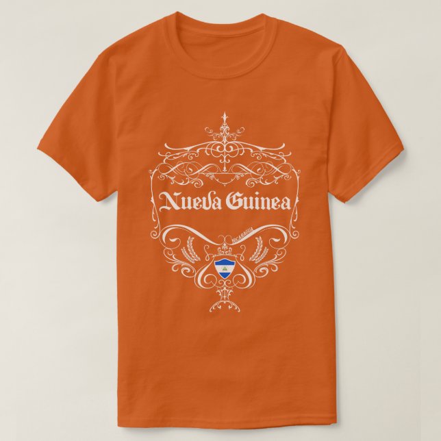 T-shirt Nueva Guinée Design Vintage 3 (Design devant)