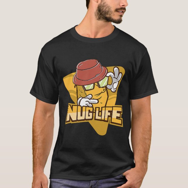 T-shirt Nug de poulet à vie nug (Devant)