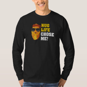 T-shirt Nug Life Pun Fast Food Nugs Pour Un Nugget De Poul