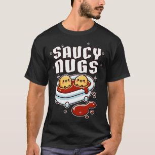 T-shirt Nuggets de poulet à la soupe
