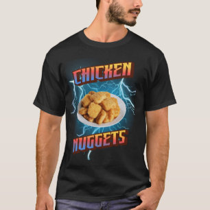 T-shirt Nuggets De Poulet Drôle Métal Lourd, Bootleg Sty