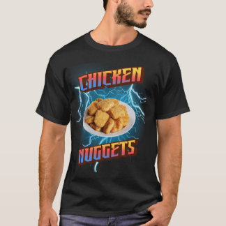 T-shirt Nuggets De Poulet Drôle Métal Lourd, Bootleg Sty