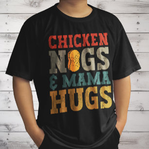 T-shirt Nuggets de poulet et câlins de maman Tout-Petits A