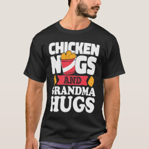 T-shirt Nuggets De Poulet Et Câlins De Mamie  Nugget De Po