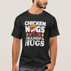 T-shirt Nuggets de poulet et câlins de papy aux nuggets de
