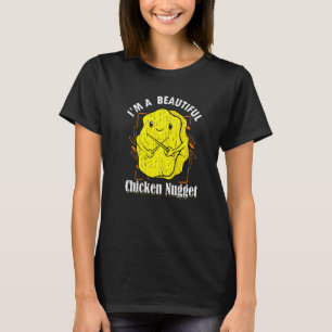T-shirt Nuggets de poulet gourmands Beau nugget de poulet
