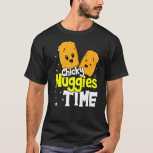 T-shirt Nuggies de poulet Nuggets de temps Costume de poul