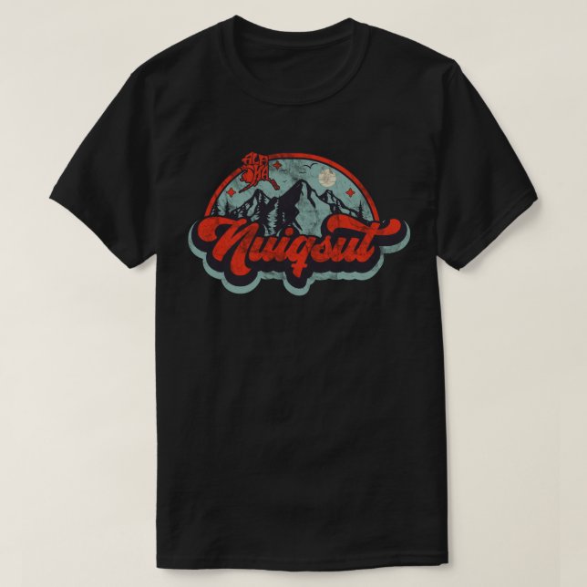 T-shirt Nuiqsut, Alaska (Design devant)