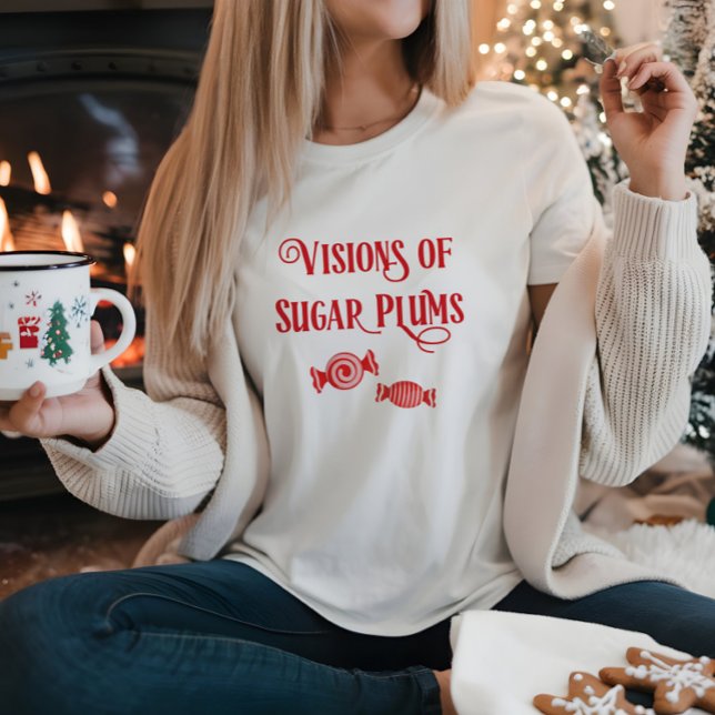 T-shirt Nuit avant Noël Visions des prunes de sucre (Créateur téléchargé)