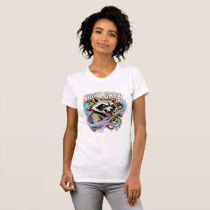 T-Shirt Nuit Crew Raton Laveur Graffiti
