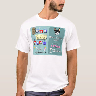 T-shirt Nuit de bowling de bouledogue français