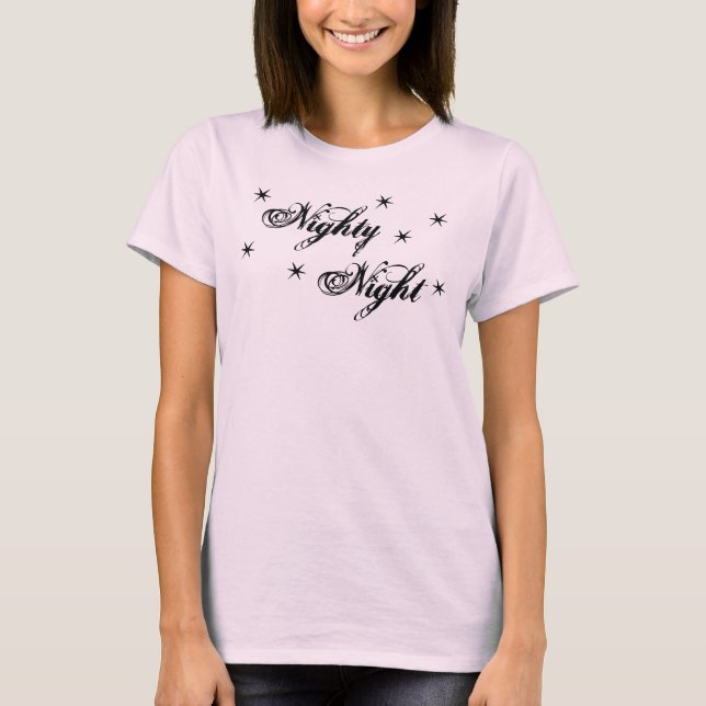 T-shirt Nuit de chemise de nuit (Devant)