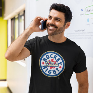 T-shirt Nuit de hockey au Canada Fine Jersey