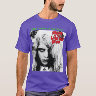 T-shirt Nuit de la petite fille zombie morte vivante vinta