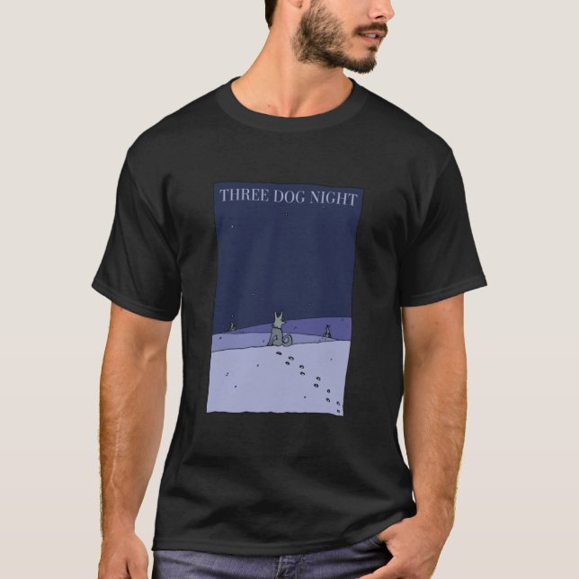 T-shirt Nuit de trois chiens - II (Devant)