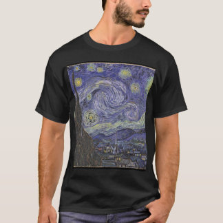 T-shirt nuit de vangogh
