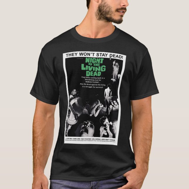 T-shirt Nuit De Vivants Dead Classic (Devant)