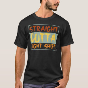 T-shirt Nuit Départ Nuit Nuit Nuit Nuit Infirmière Nour