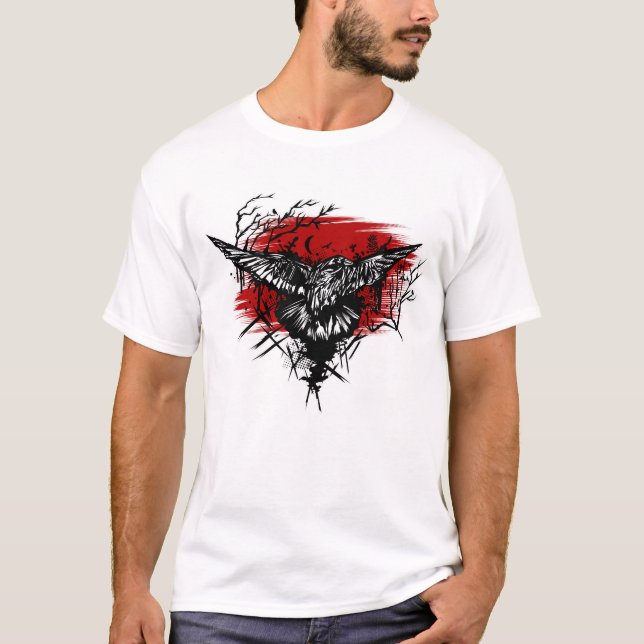 T-shirt Nuit des corbeaux (Devant)