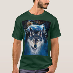 T-shirt Nuit du loup amérindien