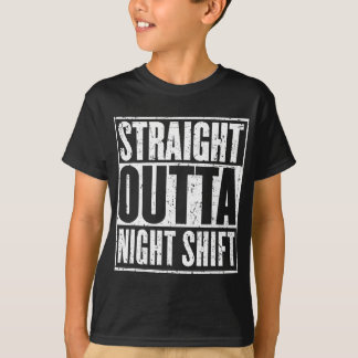 T-shirt Nuit En Plein Air Shift Nurs Amusants