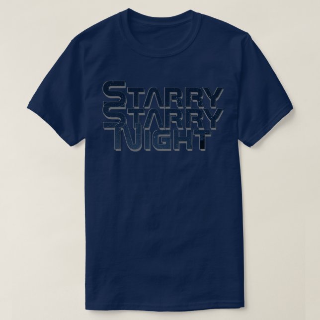 T-shirt Nuit étoilée (Design devant)